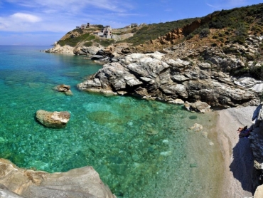 Lygaria und der Strand von Agia Pelagia 